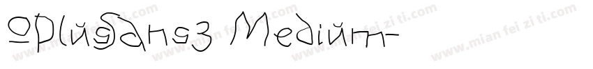 OPlusSans3 Medium字体转换